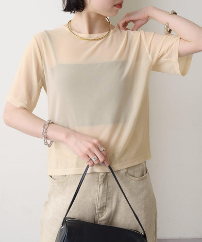 Omekashi NUDED薄紗T恤