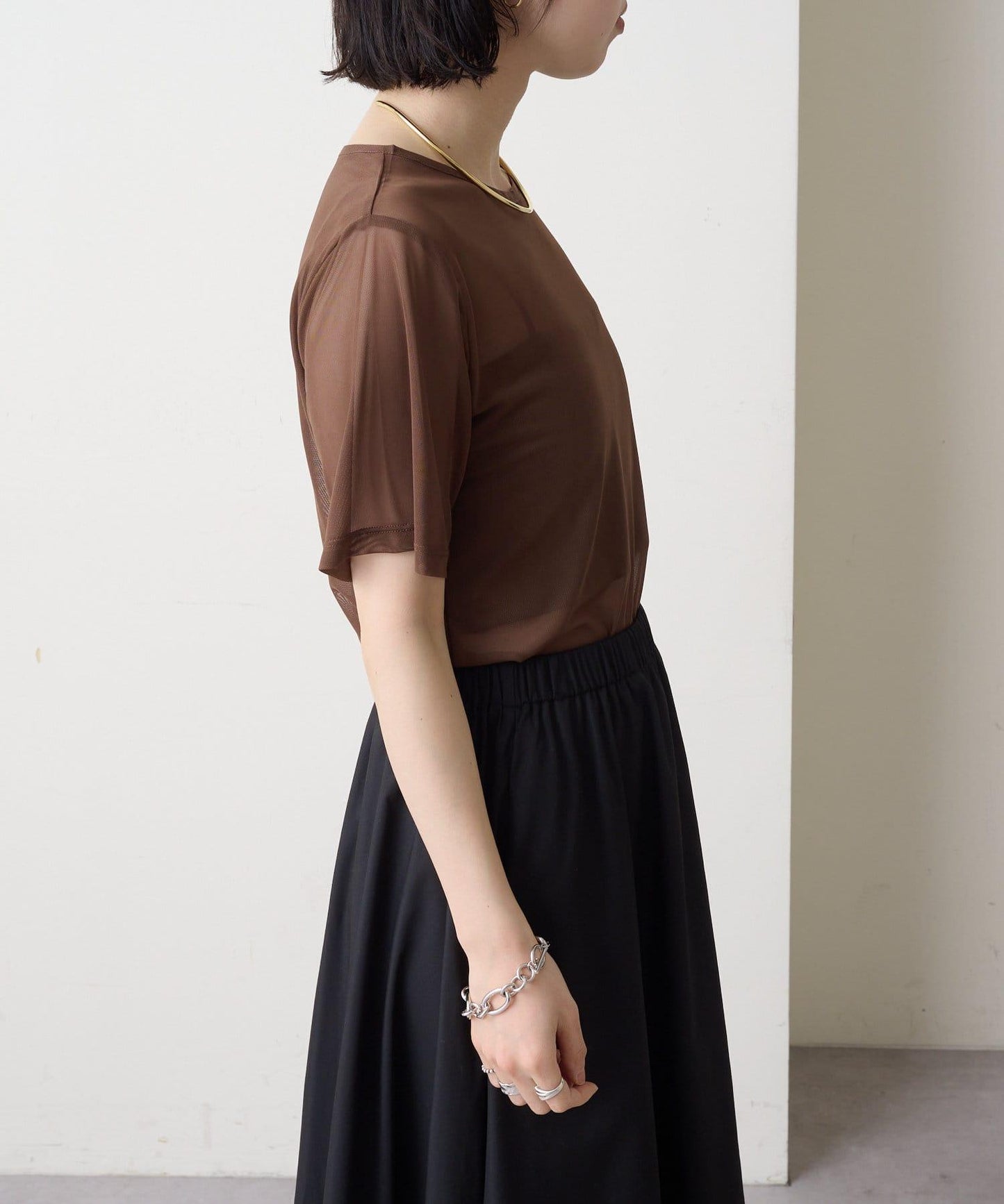 Omekashi NUDED薄紗T恤