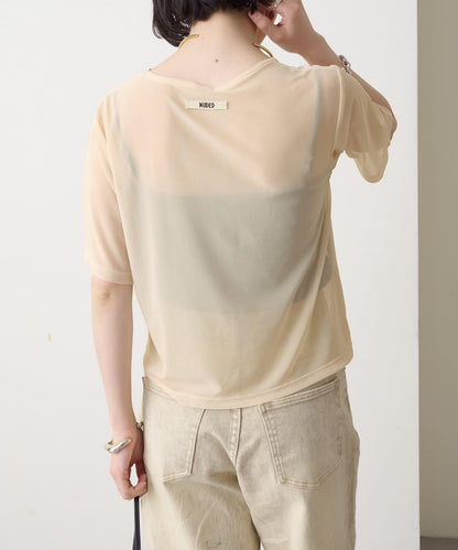 Omekashi NUDED薄紗T恤