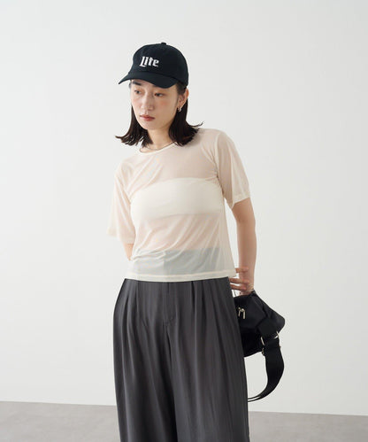 Omekashi NUDED薄紗T恤