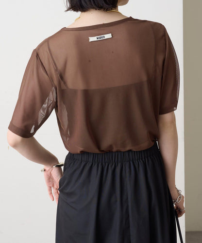 Omekashi NUDED薄紗T恤