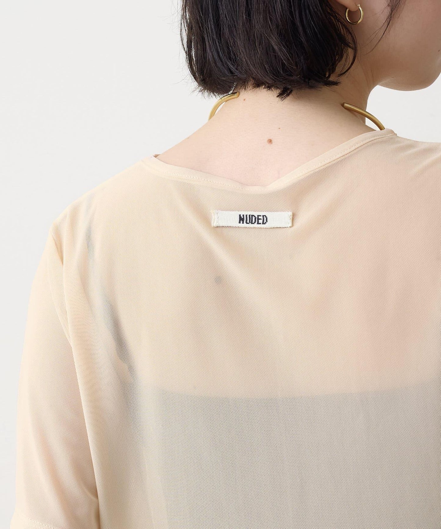 Omekashi NUDED薄紗T恤