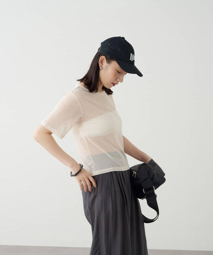 Omekashi NUDED薄紗T恤