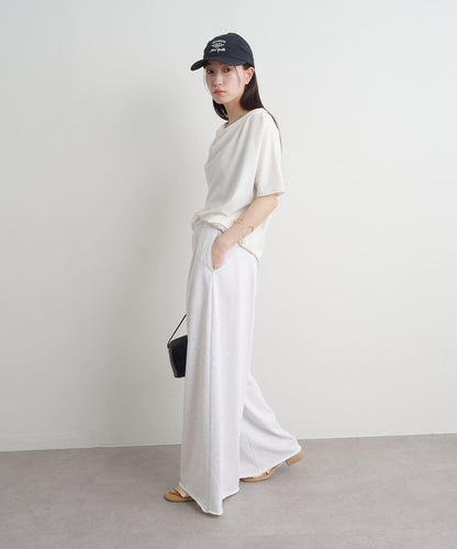 Omekashi 衛衣面料闊腿褲