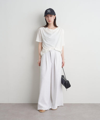 Omekashi 衛衣面料闊腿褲