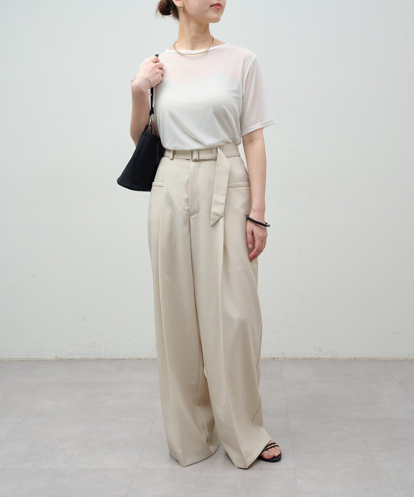 Omekashi NUDED薄紗T恤