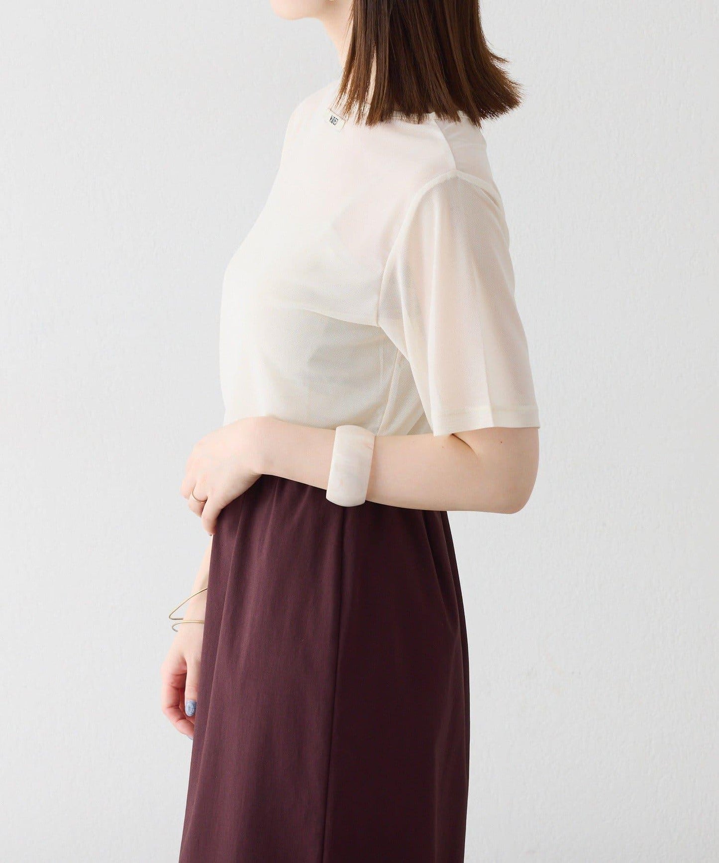 Omekashi NUDED薄紗T恤