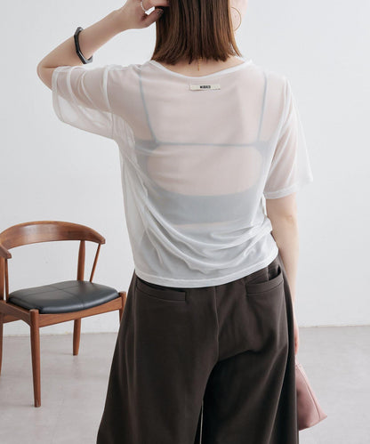 Omekashi NUDED薄紗T恤