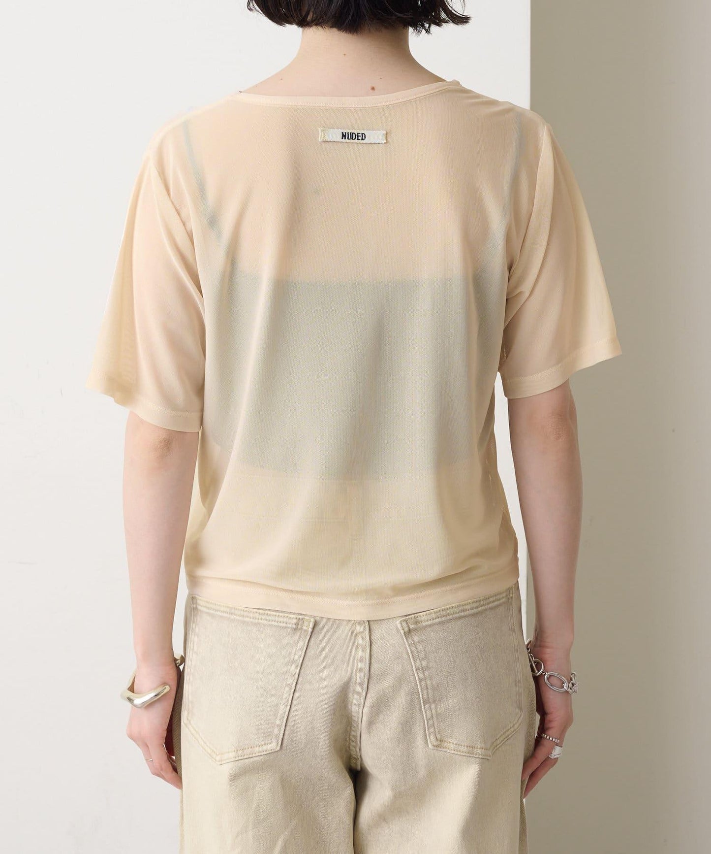 Omekashi NUDED薄紗T恤