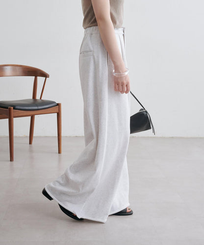 Omekashi 衛衣面料闊腿褲