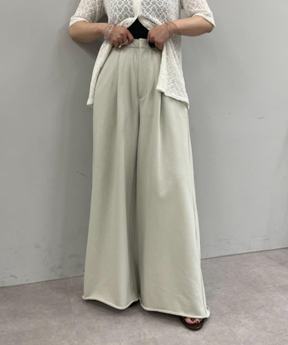 Omekashi 衛衣面料闊腿褲