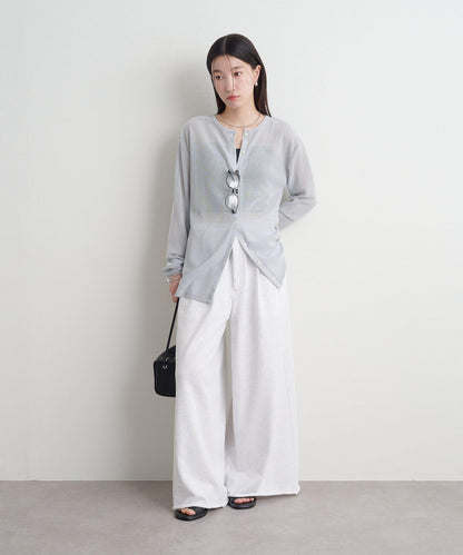 Omekashi 衛衣面料闊腿褲