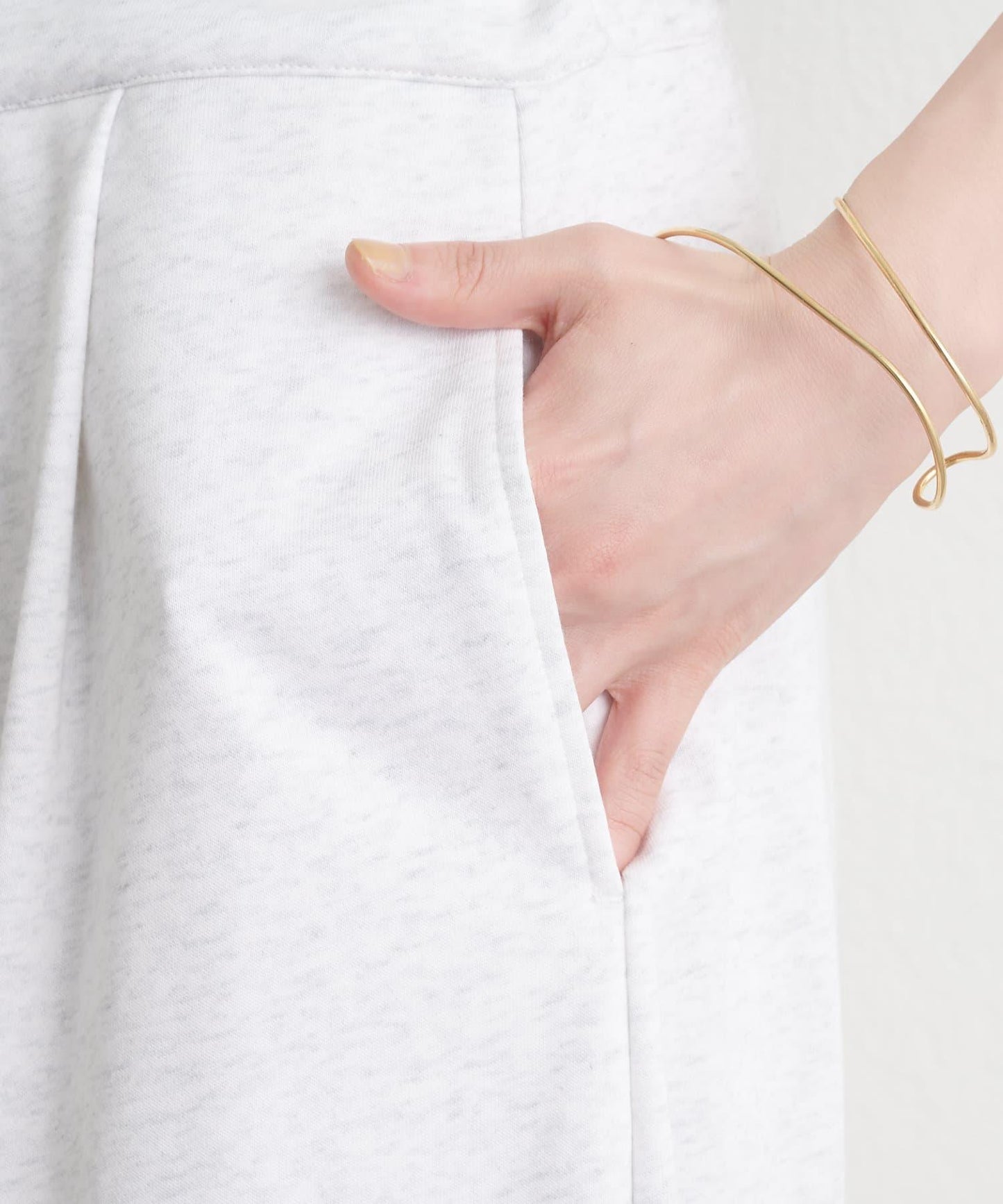 Omekashi 衛衣面料闊腿褲