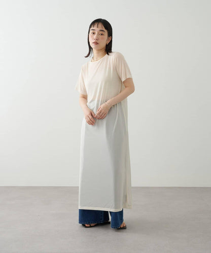 Omekashi 短袖網紗連衣裙
