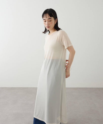 Omekashi 短袖網紗連衣裙