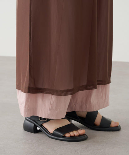 Omekashi 短袖網紗連衣裙