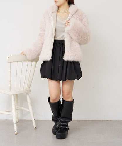 RAY CASSIN 毛絨短外套