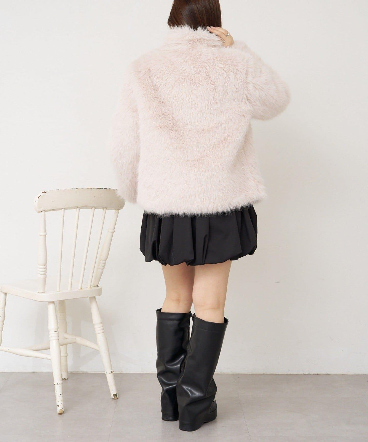 RAY CASSIN 毛絨短外套