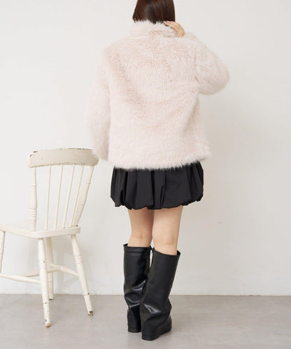 RAY CASSIN 毛絨短外套