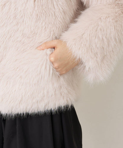 RAY CASSIN 毛絨短外套