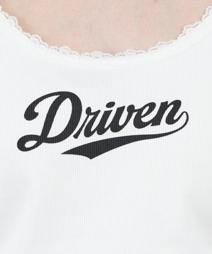 蕾絲Logo帶胸墊疊穿吊帶背心