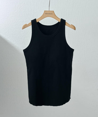 SHENERY 帶胸墊 美式挖肩 背心