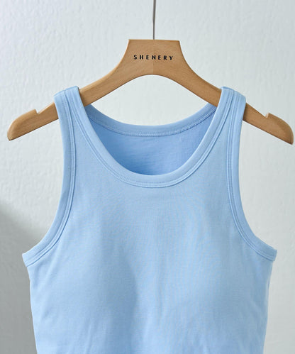 SHENERY 帶胸墊 美式挖肩 背心