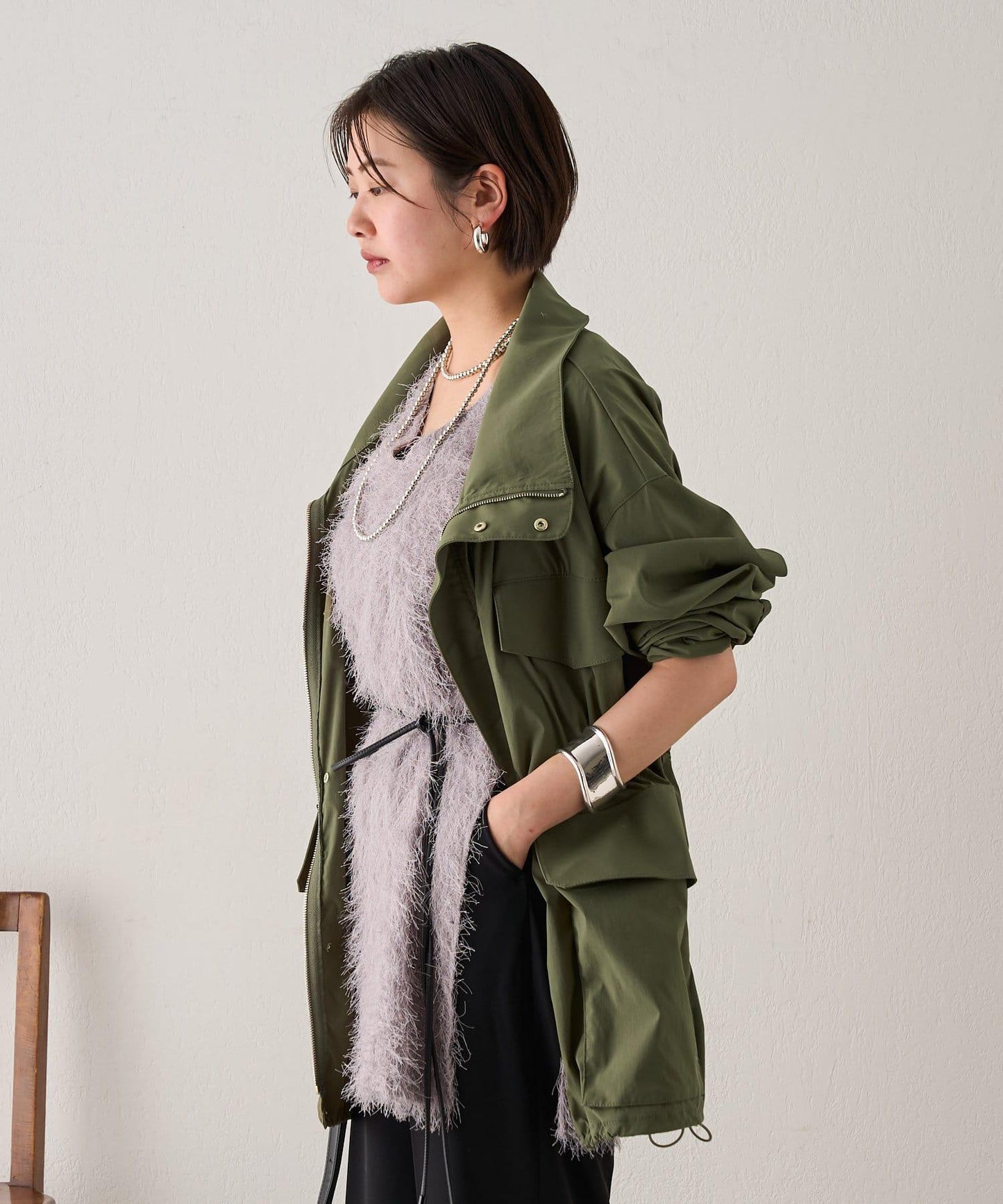 SHENERY 軍裝風襯衫夾克