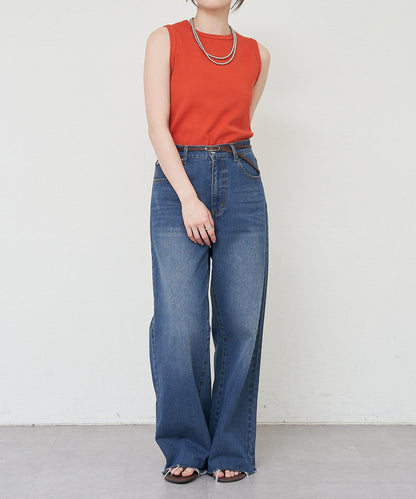 SHENERY 羅紋修身無袖背心