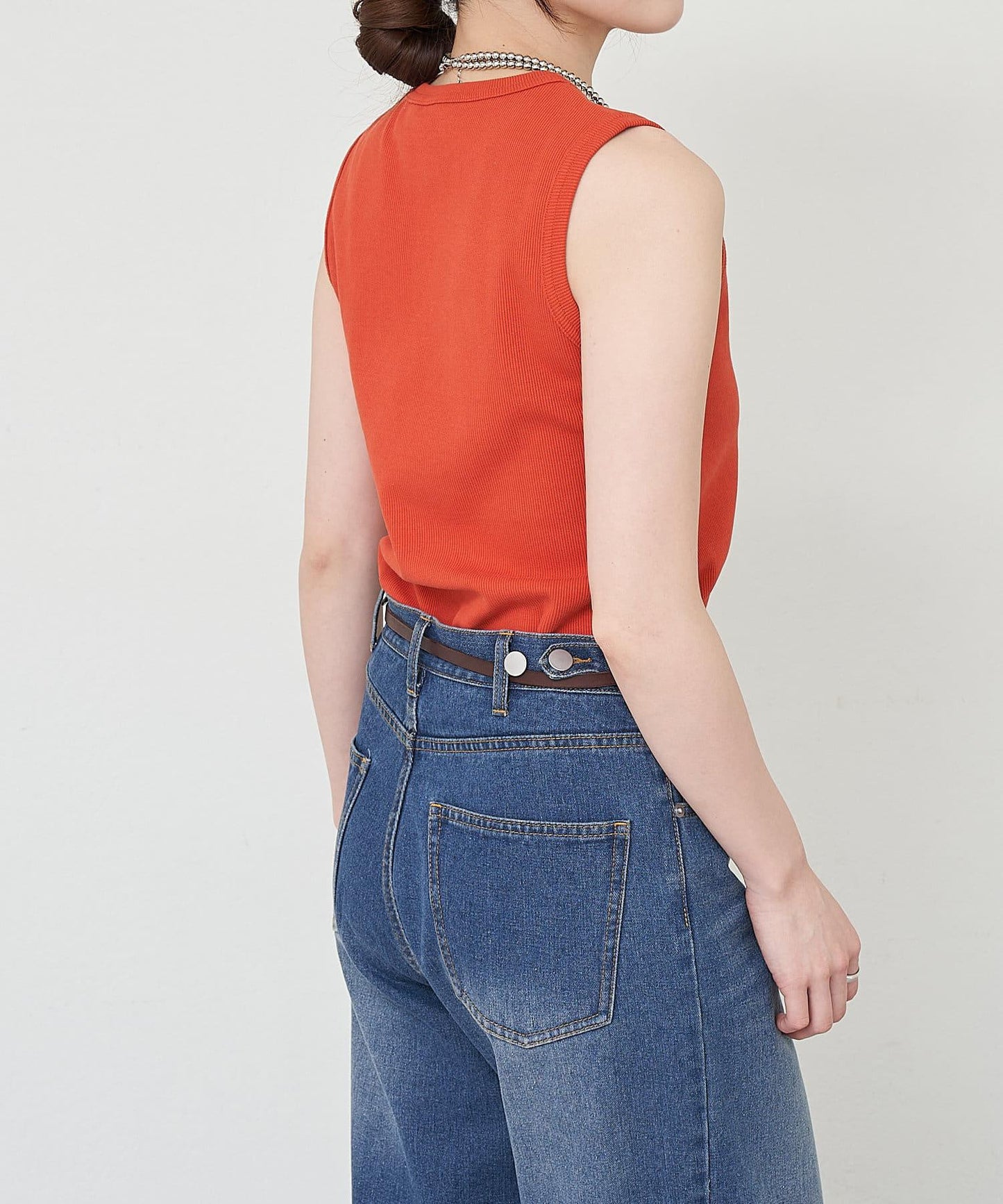 SHENERY 羅紋修身無袖背心