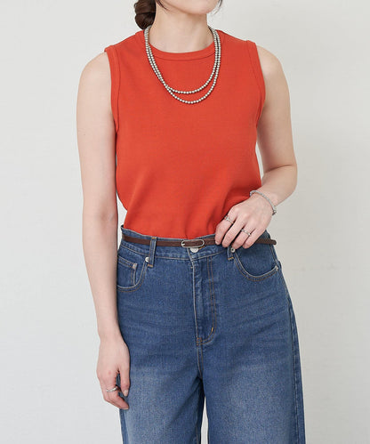 SHENERY 羅紋修身無袖背心