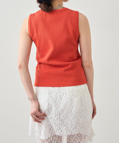 SHENERY 羅紋修身無袖背心