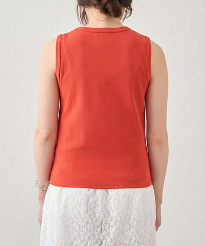 SHENERY 羅紋修身無袖背心