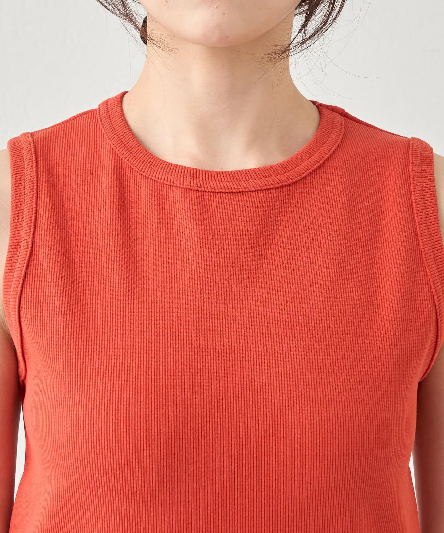 SHENERY 羅紋修身無袖背心