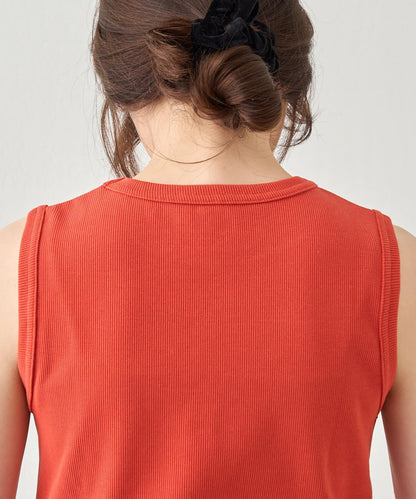 SHENERY 羅紋修身無袖背心