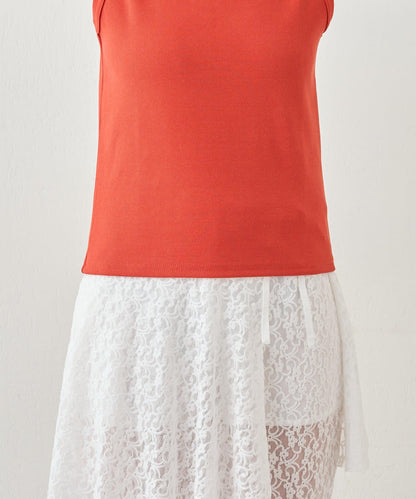 SHENERY 羅紋修身無袖背心