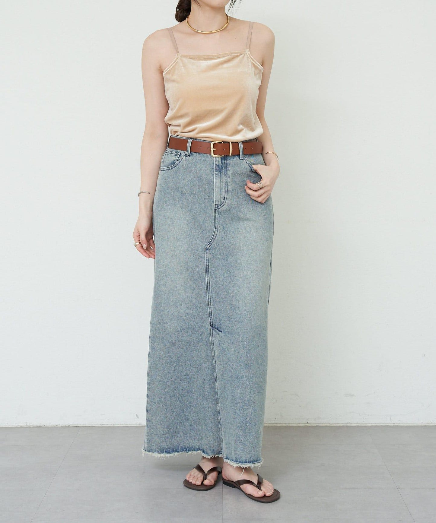 SHENERY 天鵝絨吊帶背心