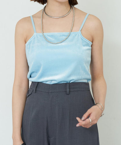 SHENERY 天鵝絨吊帶背心
