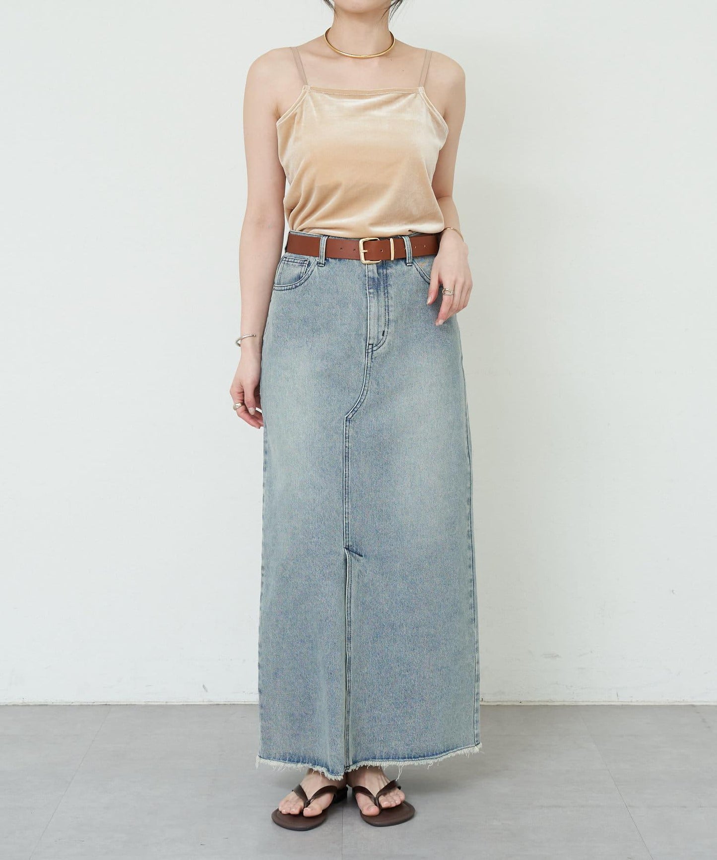 SHENERY 天鵝絨吊帶背心