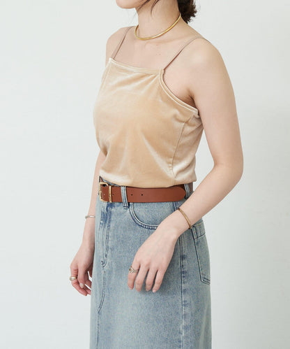 SHENERY 天鵝絨吊帶背心