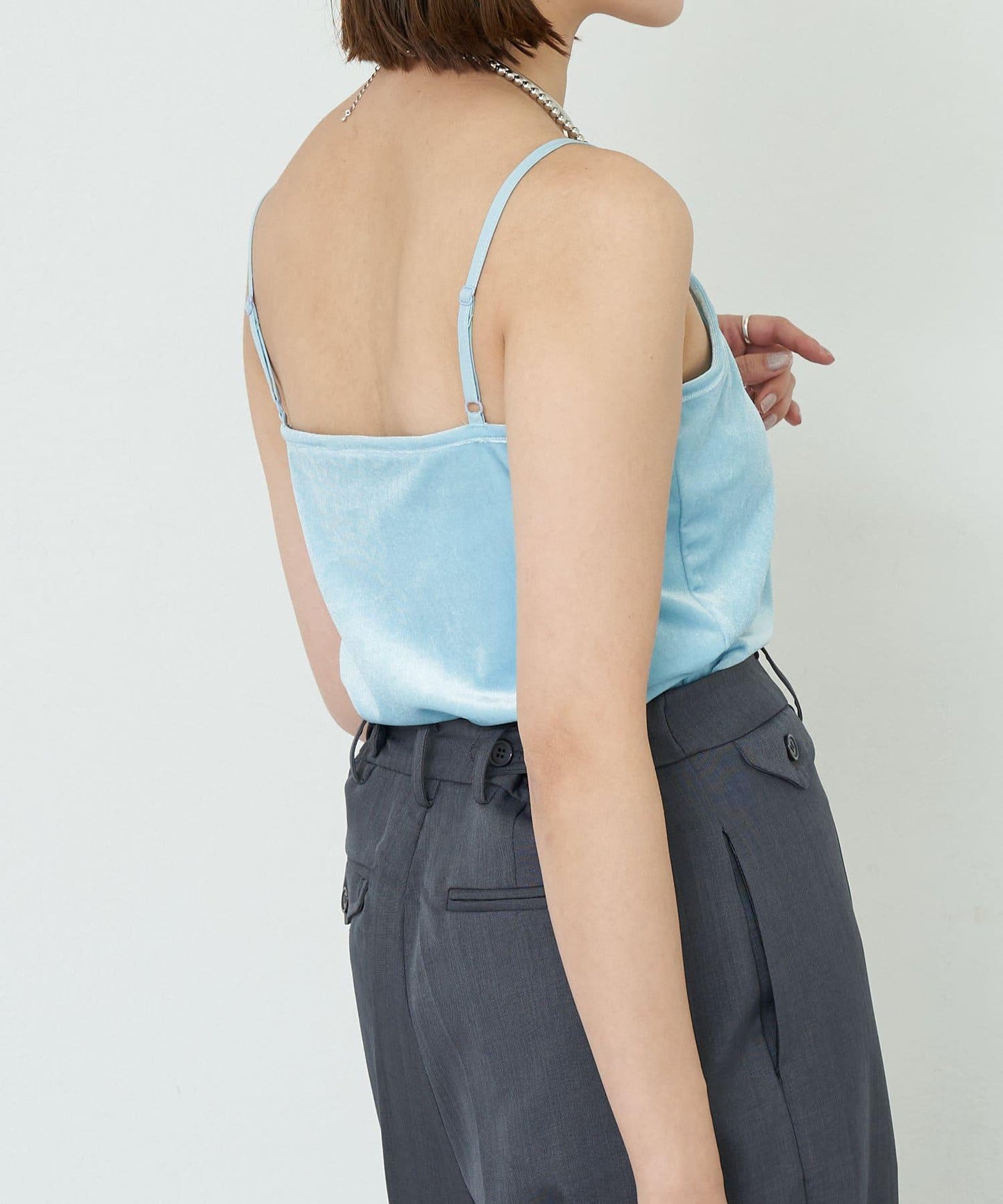 SHENERY 天鵝絨吊帶背心