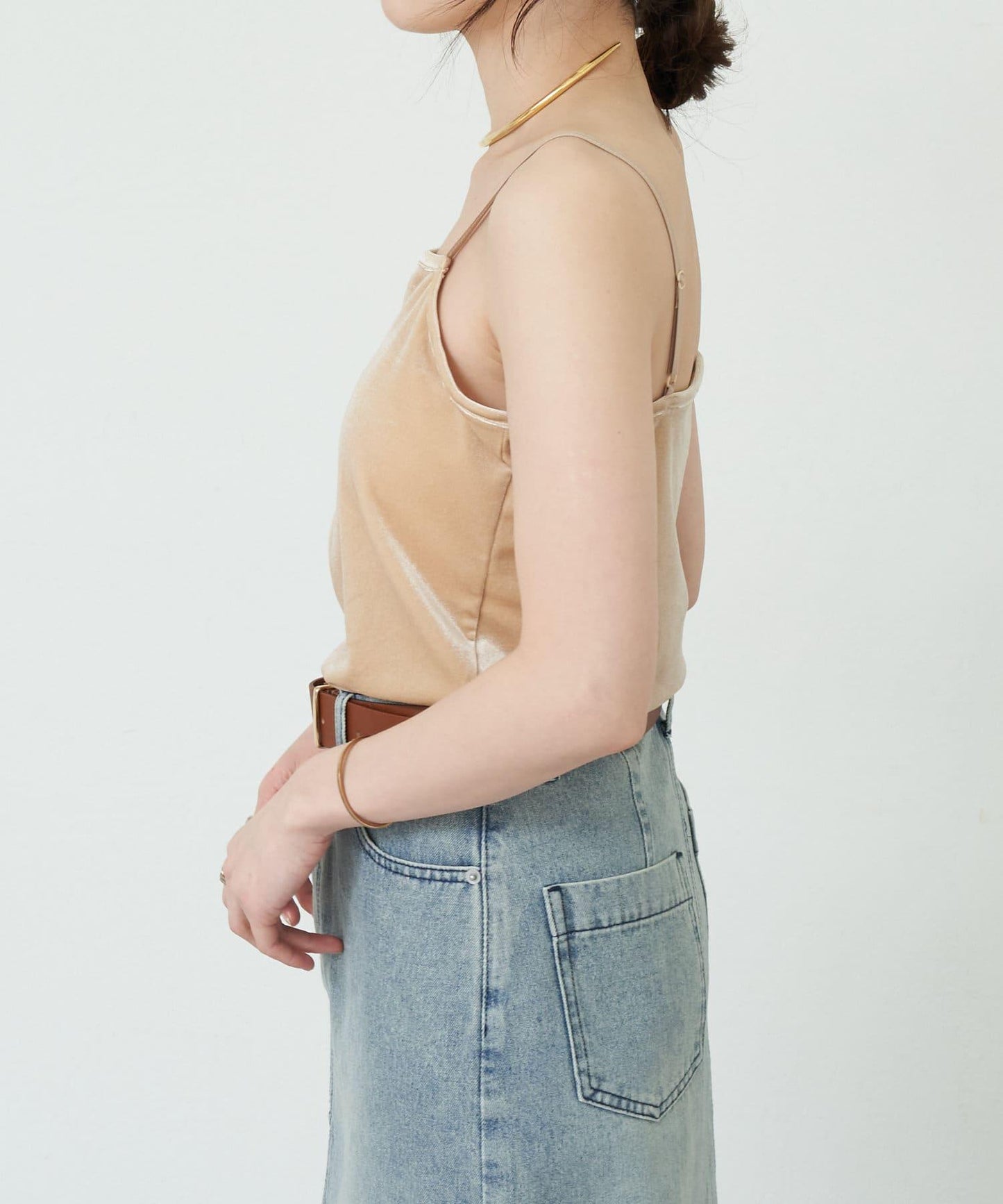 SHENERY 天鵝絨吊帶背心