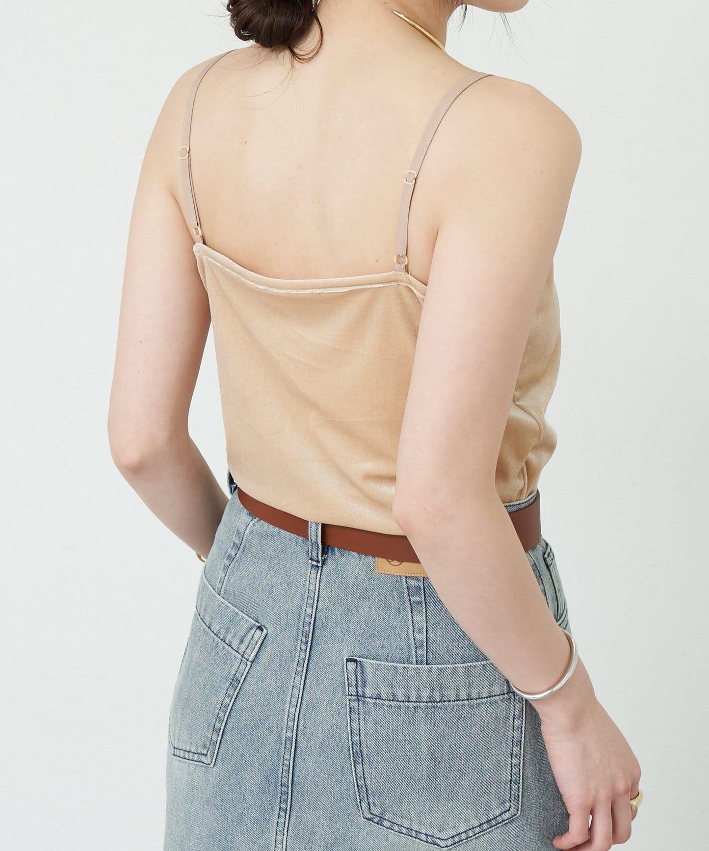 SHENERY 天鵝絨吊帶背心