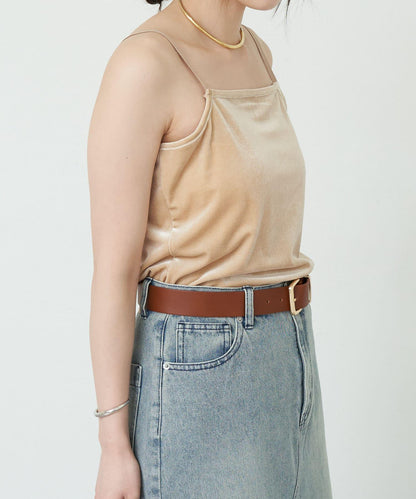 SHENERY 天鵝絨吊帶背心