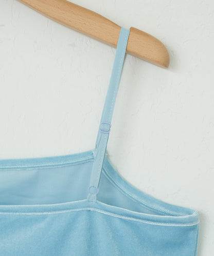 SHENERY 天鵝絨吊帶背心