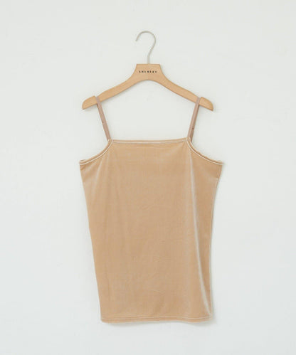 SHENERY 天鵝絨吊帶背心