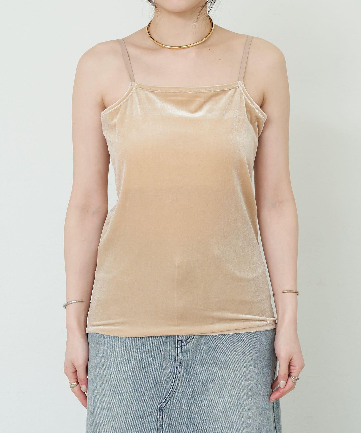 SHENERY 天鵝絨吊帶背心