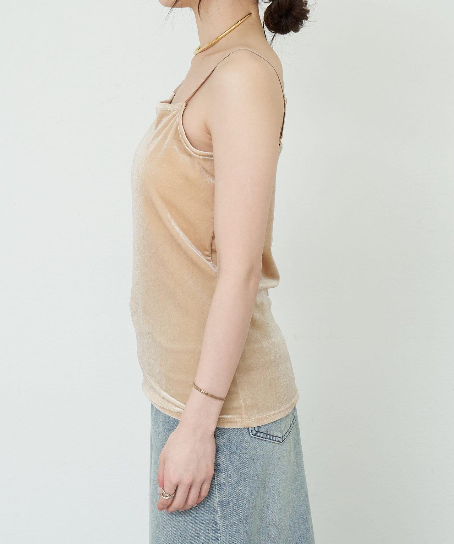 SHENERY 天鵝絨吊帶背心