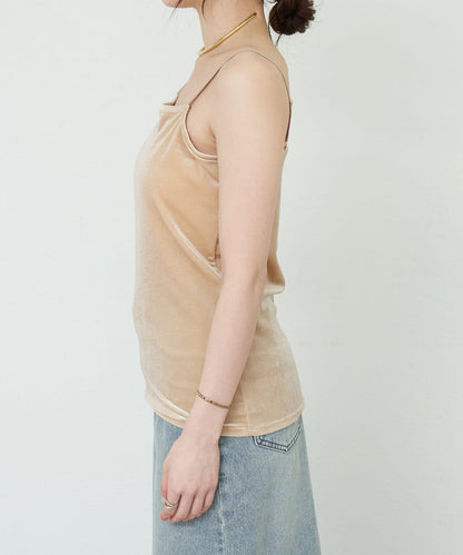 SHENERY 天鵝絨吊帶背心