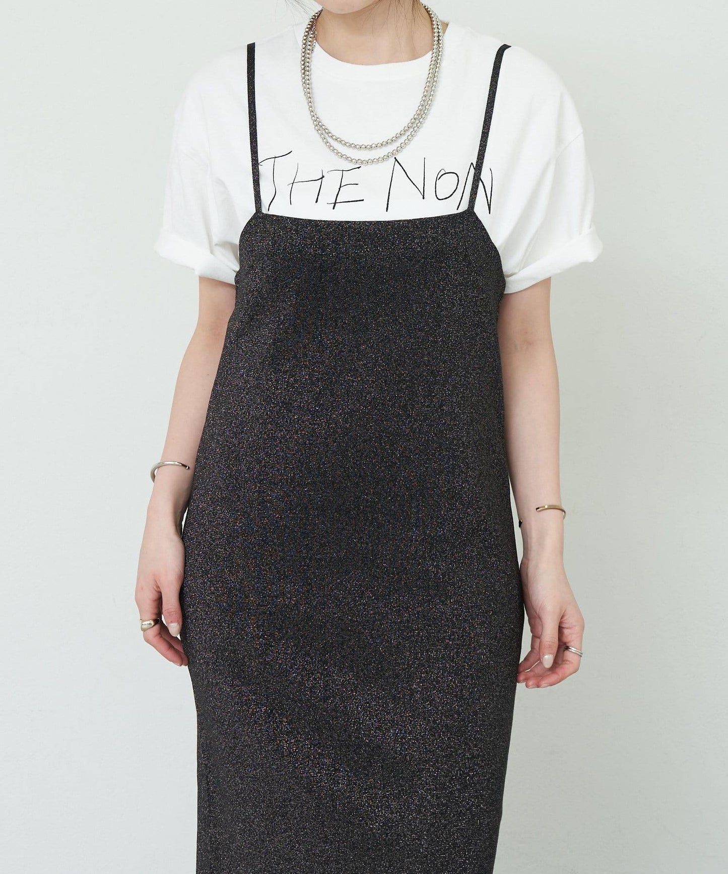 SHENERY 全針織吊帶連衣裙